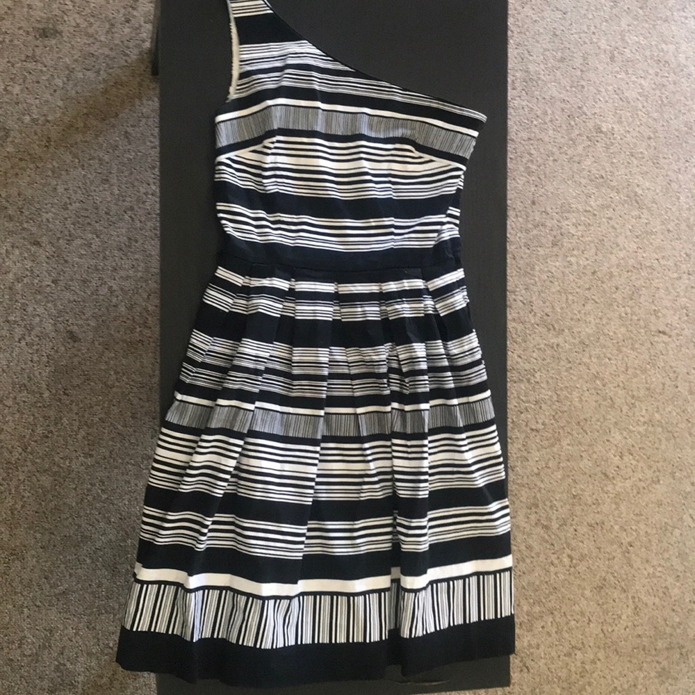 White House Black Market one shoulder dress